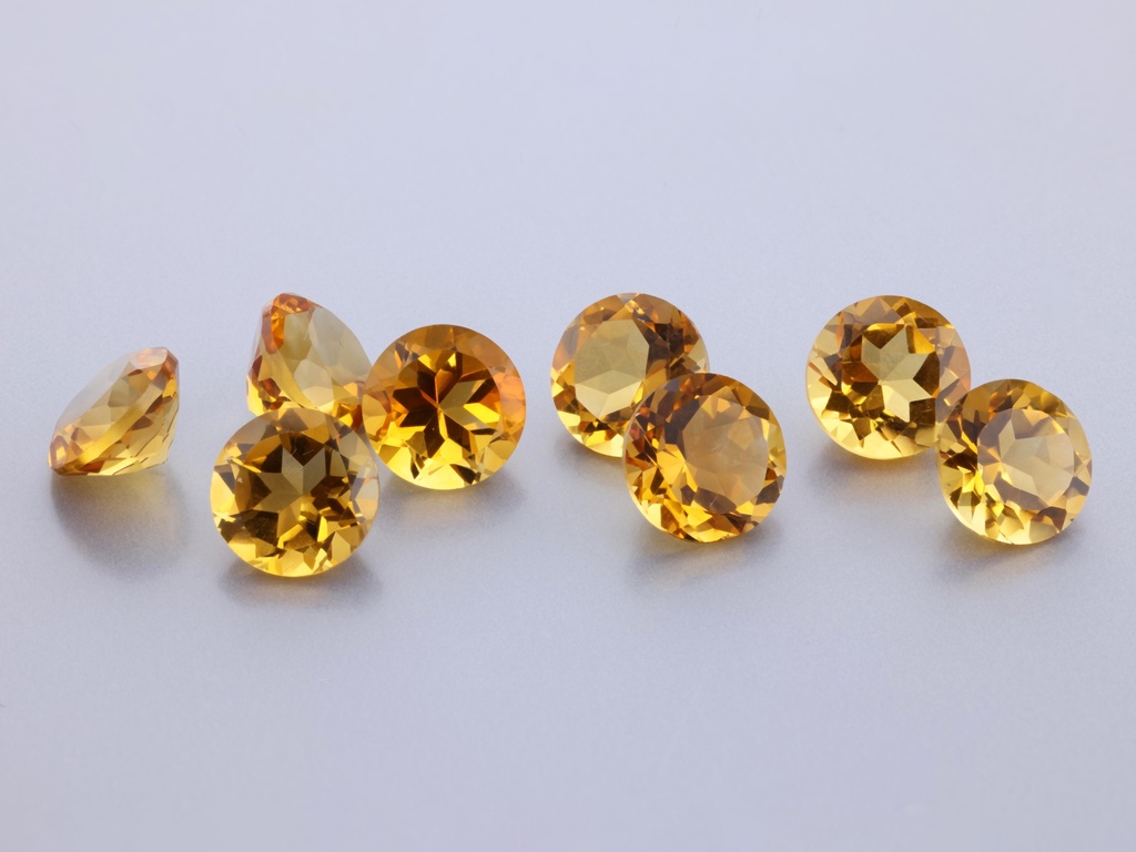 Citrine 7.00mm Round