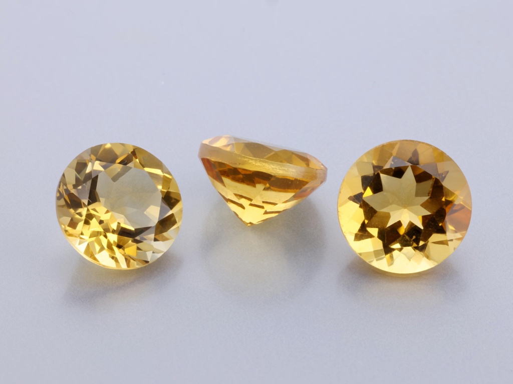Citrine 9.00mm Round