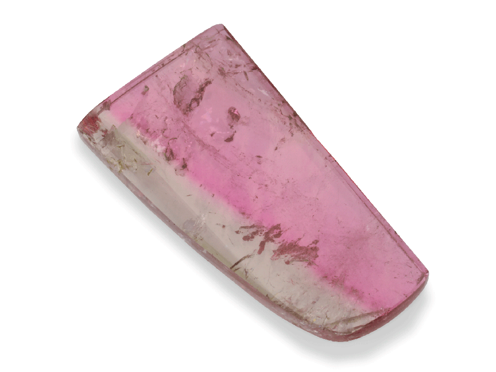 Watermelon Tourmaline 21x11mm Crystal Slice