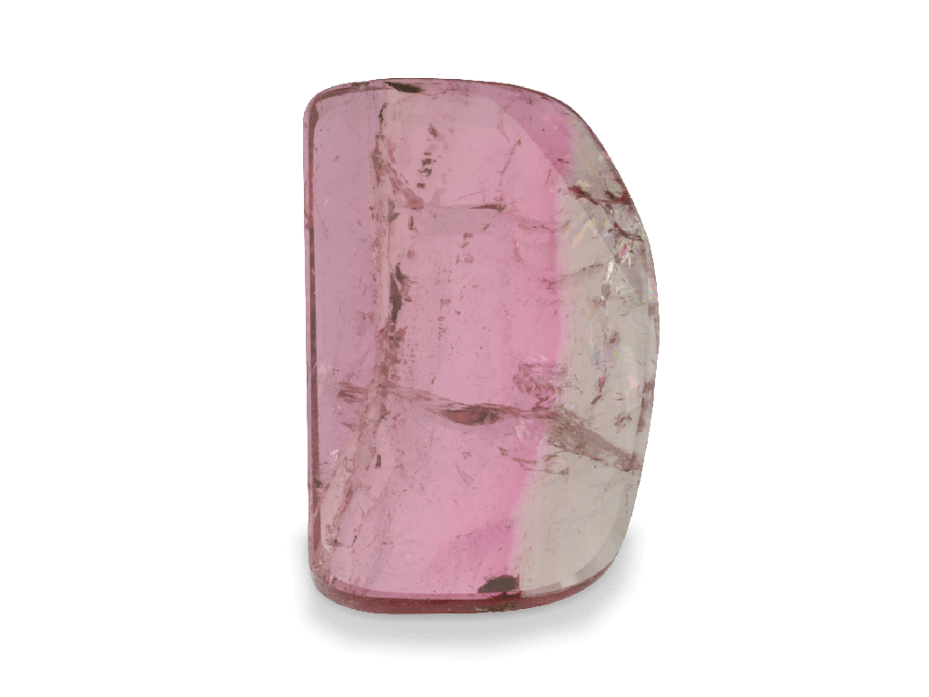 Watermelon Tourmaline 28x11.2mm Crystal Slice