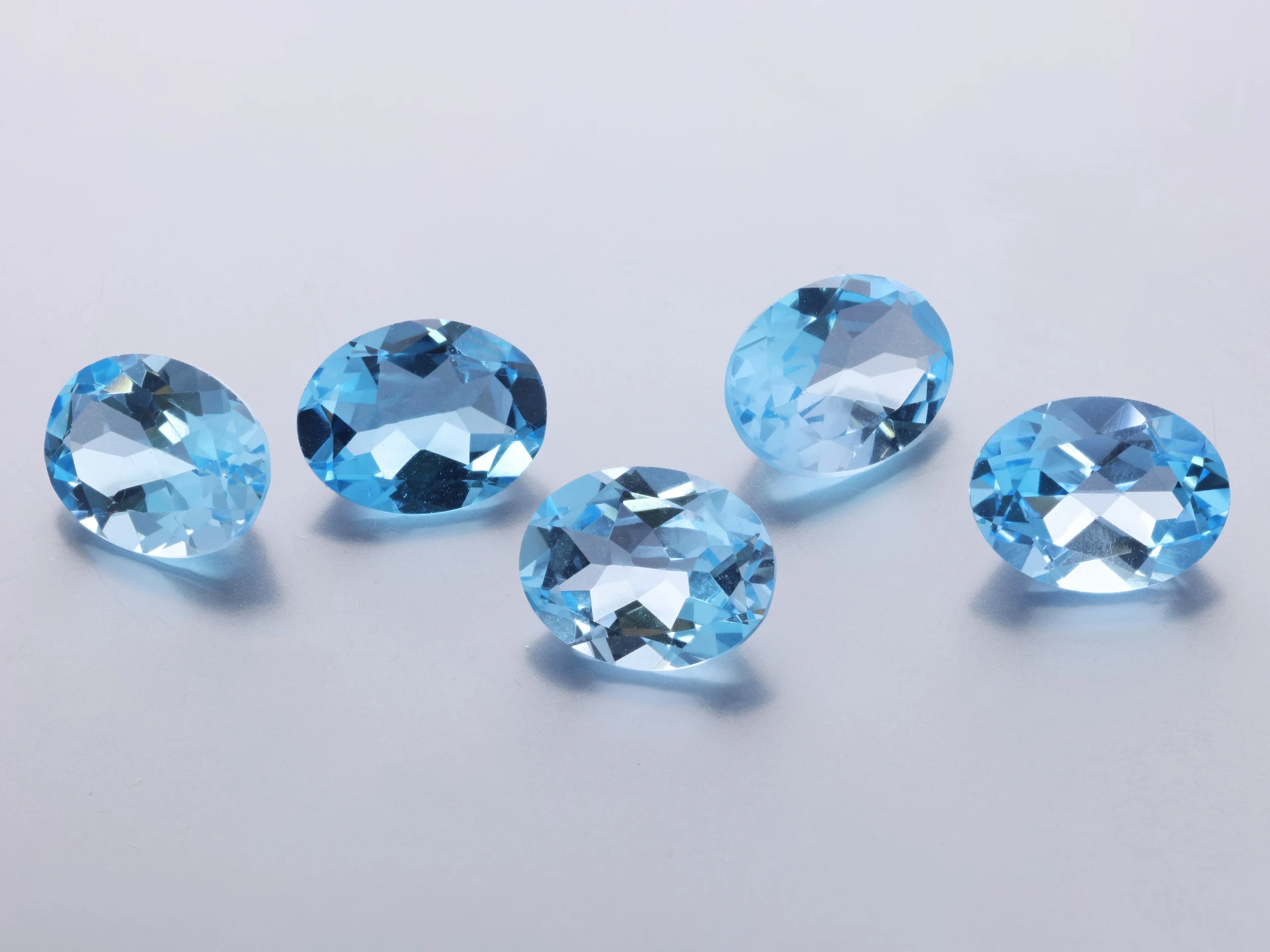 Topaz 9x7mm Oval Medium Blue