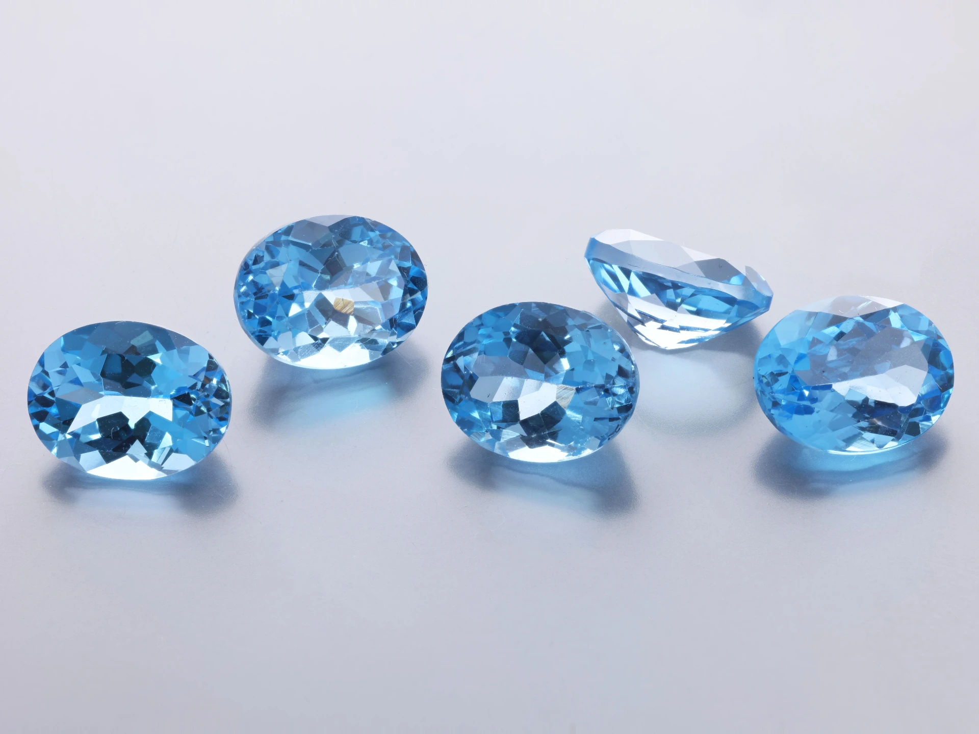 Topaz 10x8mm Oval Medium Blue