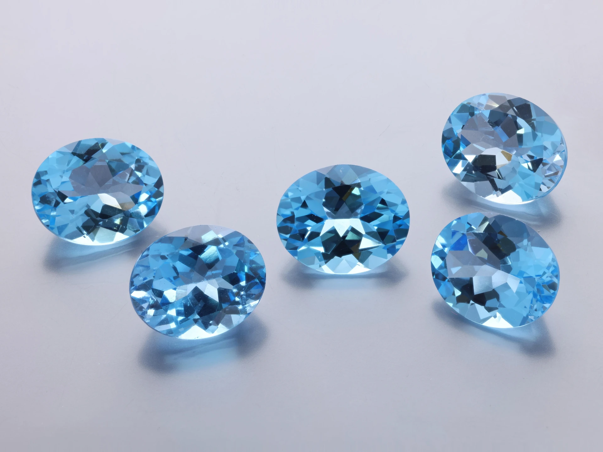 Topaz 11x9mm Oval Medium Blue