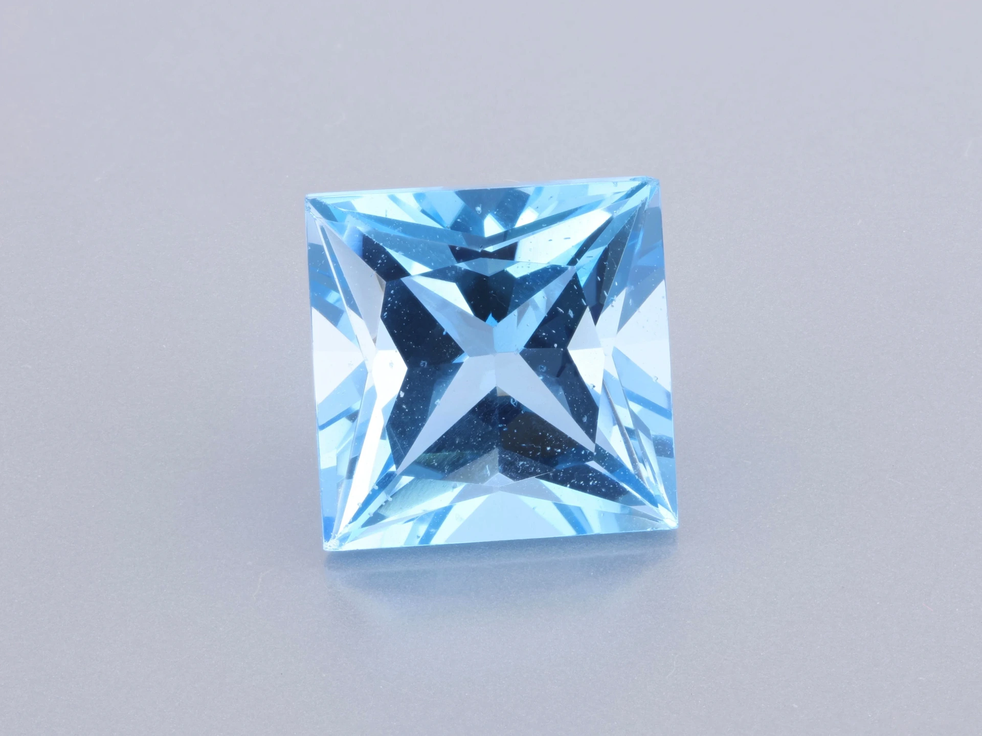 Topaz 9.00mm Princess Cut Medium Blue