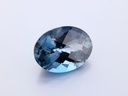 Topaz 20x15mm Oval Chequerboard London Blue