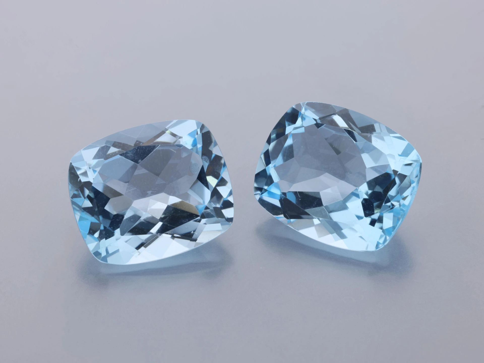 Topaz 12x10mm Cushion Light Blue