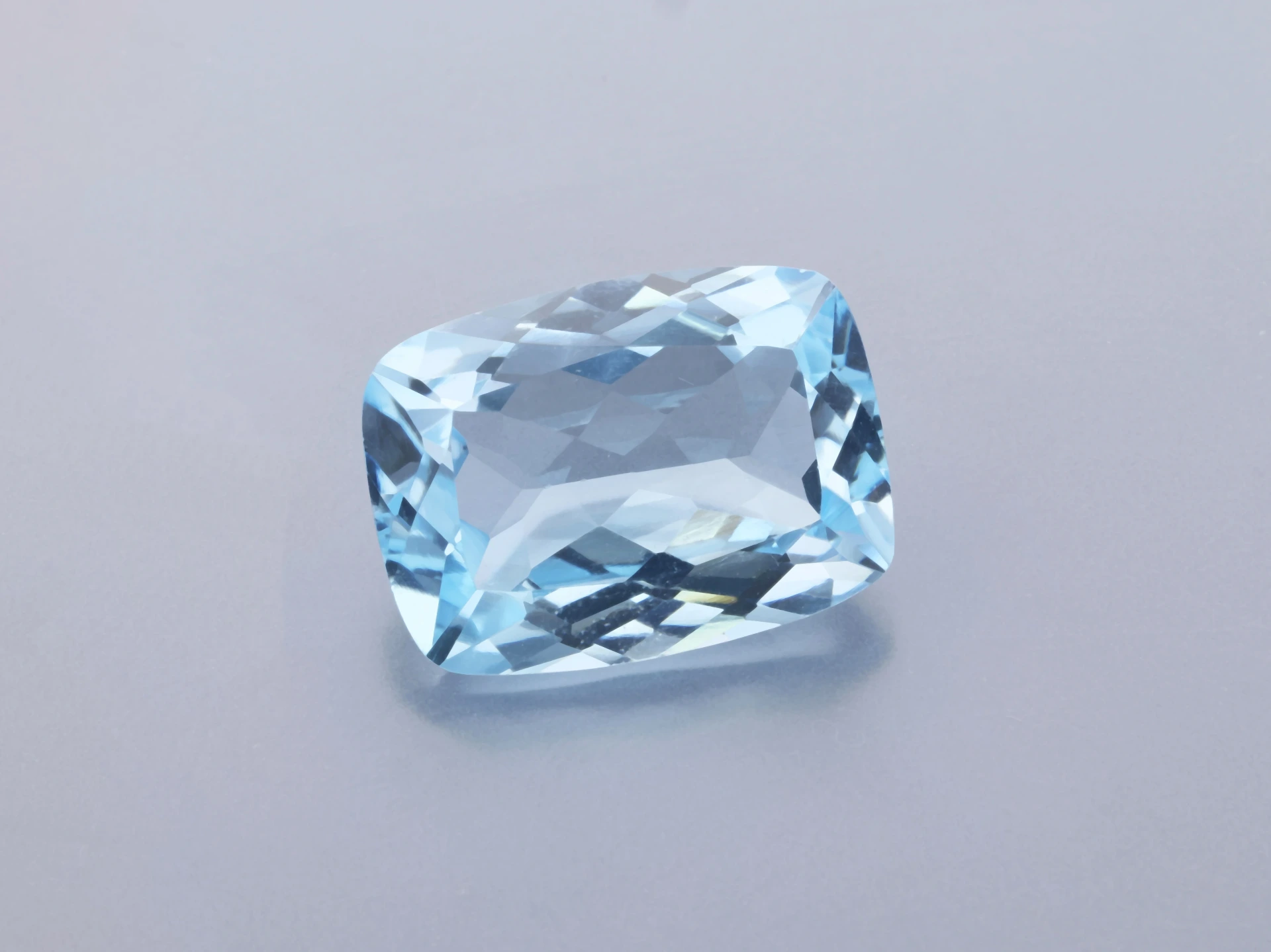 Topaz 14x10mm Cushion Light Blue