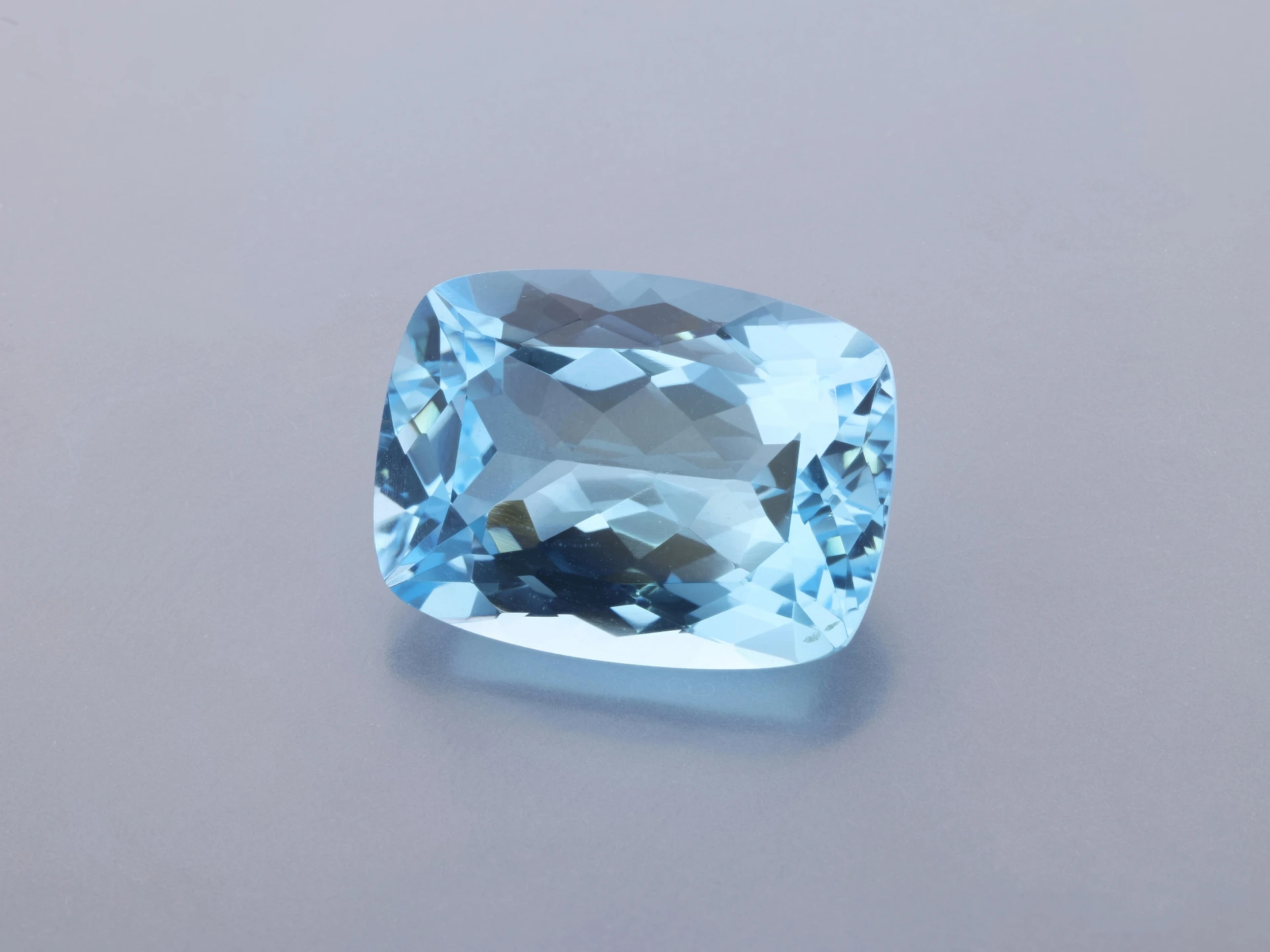Topaz 16x12mm Cushion Light Blue