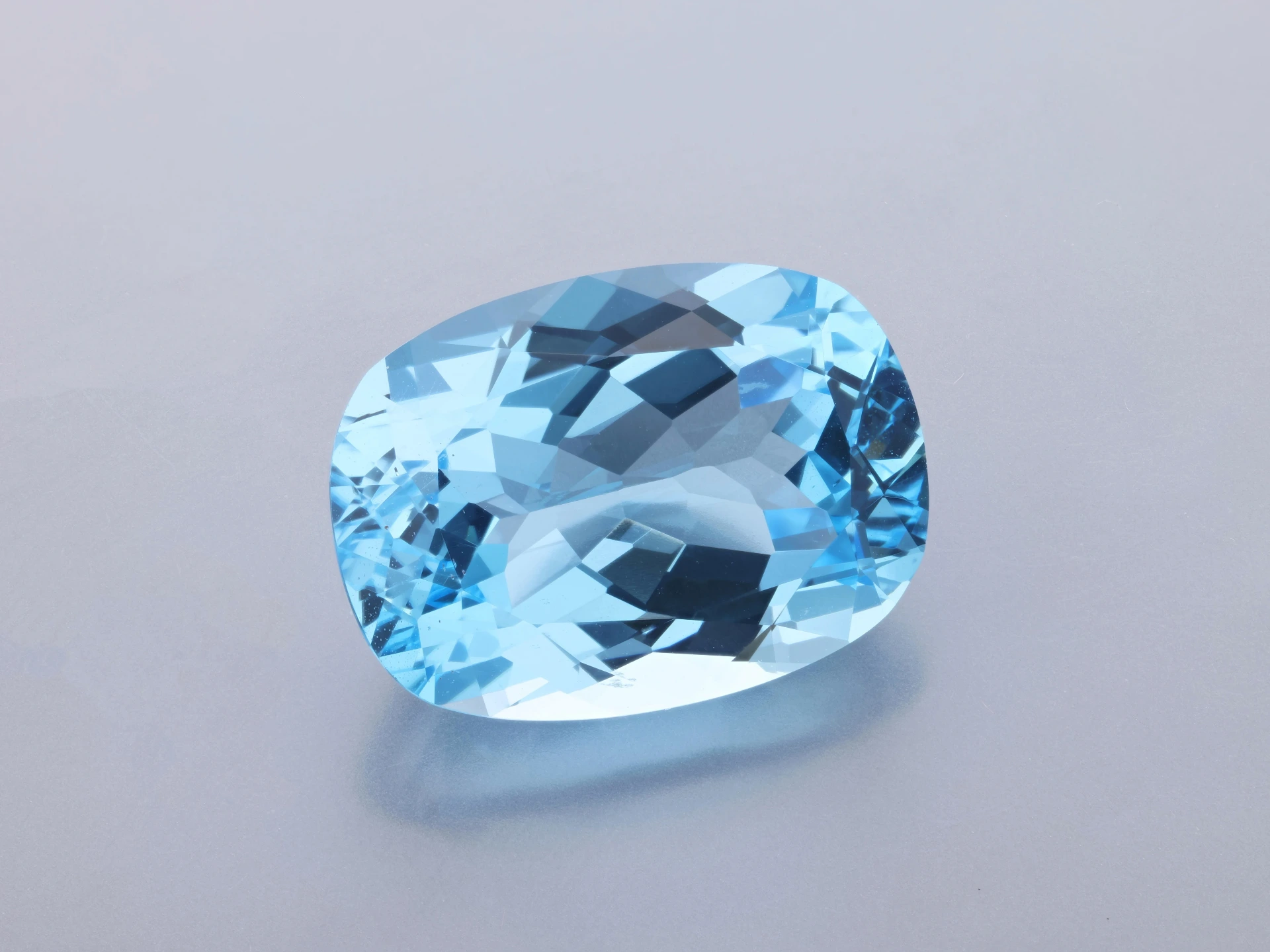 Topaz 18x13mm Cushion Light Blue