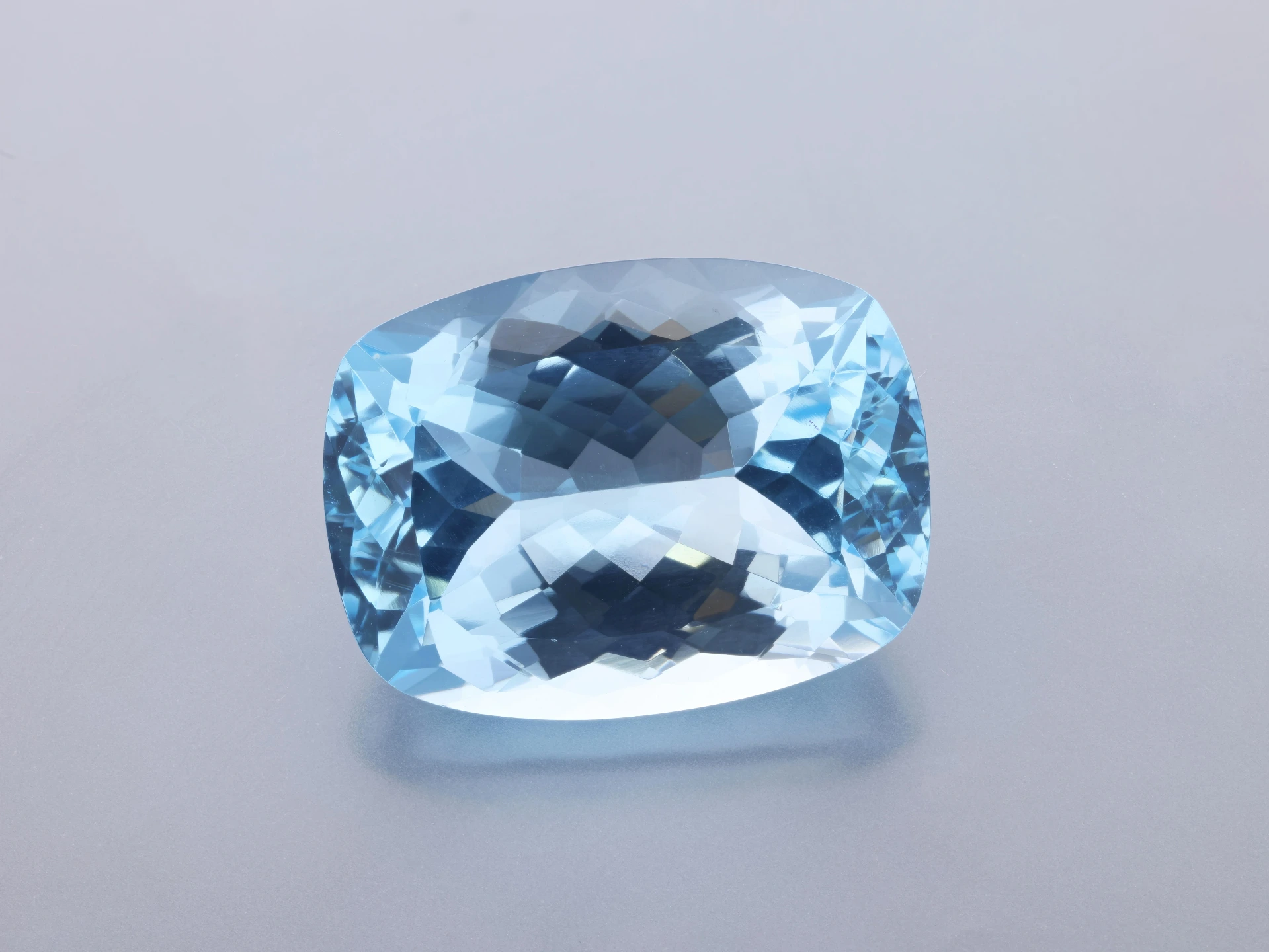 Topaz 20x15mm Cushion Light Blue