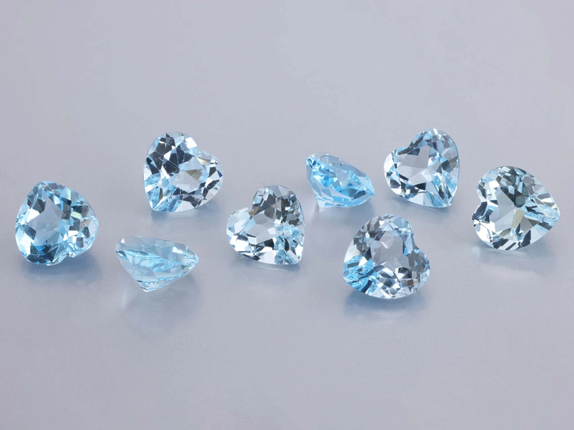 Topaz 8.00mm Heart Shape Light Blue