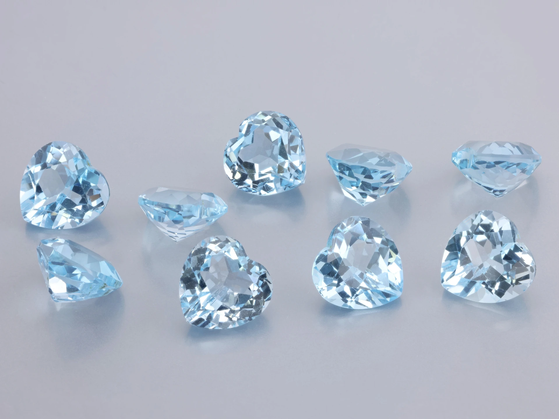 Topaz 9.00mm Heart Shape Light Blue