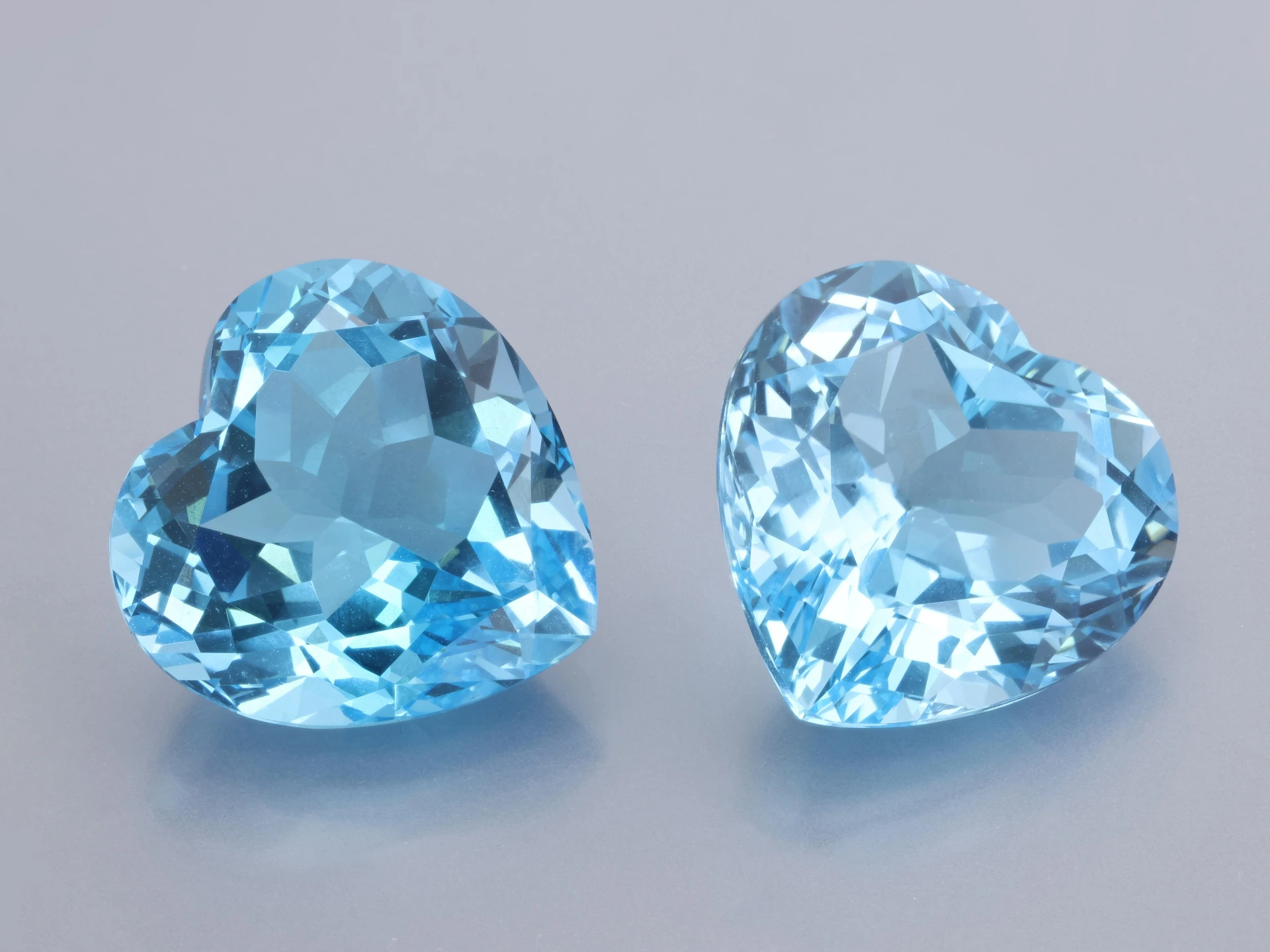Topaz 16mm Heart Shape Light Blue