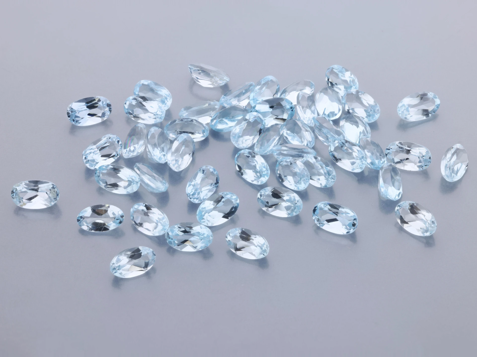 Topaz 5x3mm Oval Light Blue 