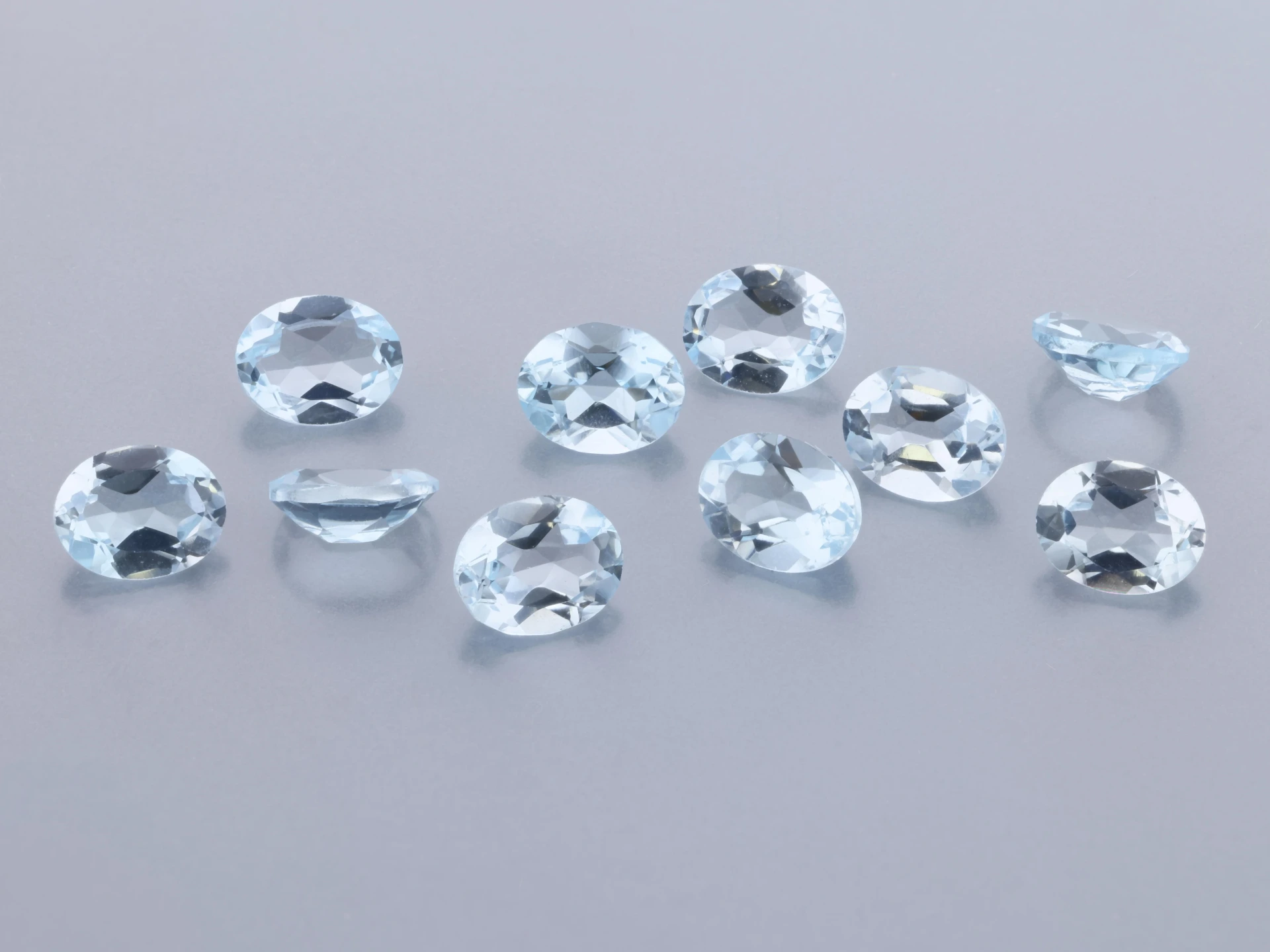 Topaz 5x4mm Oval Light Blue 
