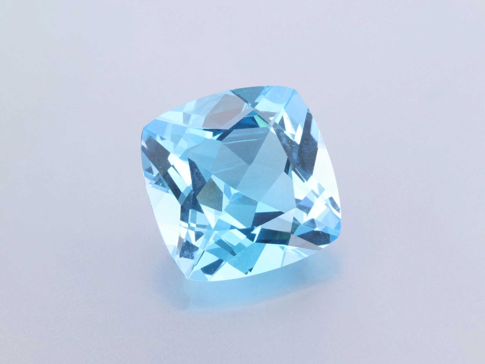 Topaz 15mm Square Cushion Light Blue