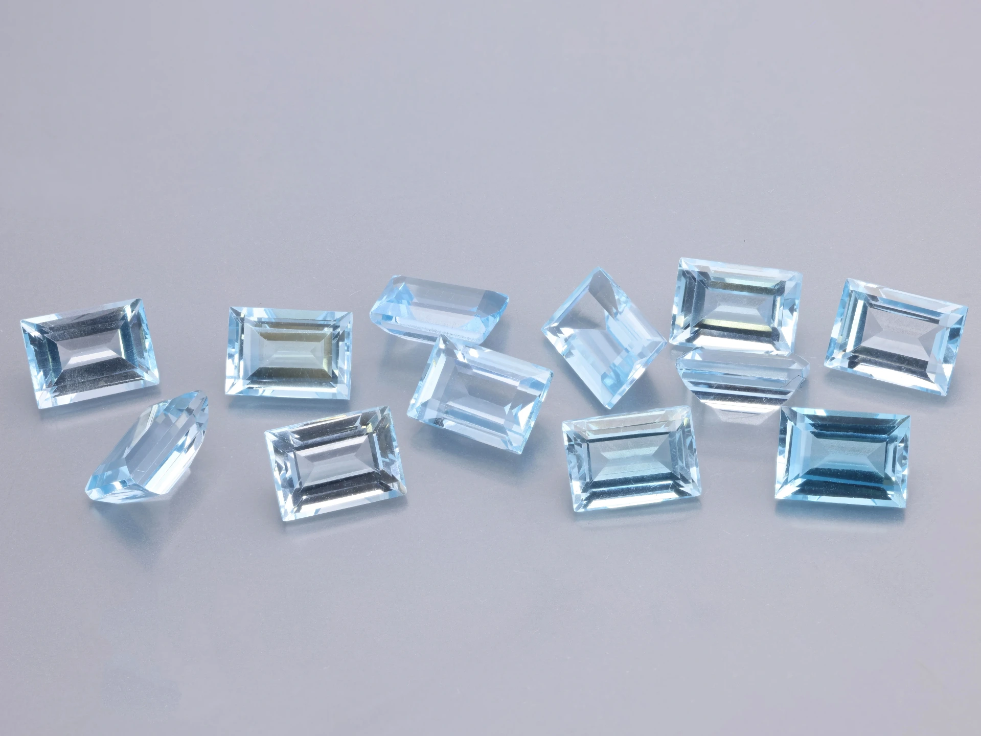 Topaz 7x5mm Baguette Light Blue
