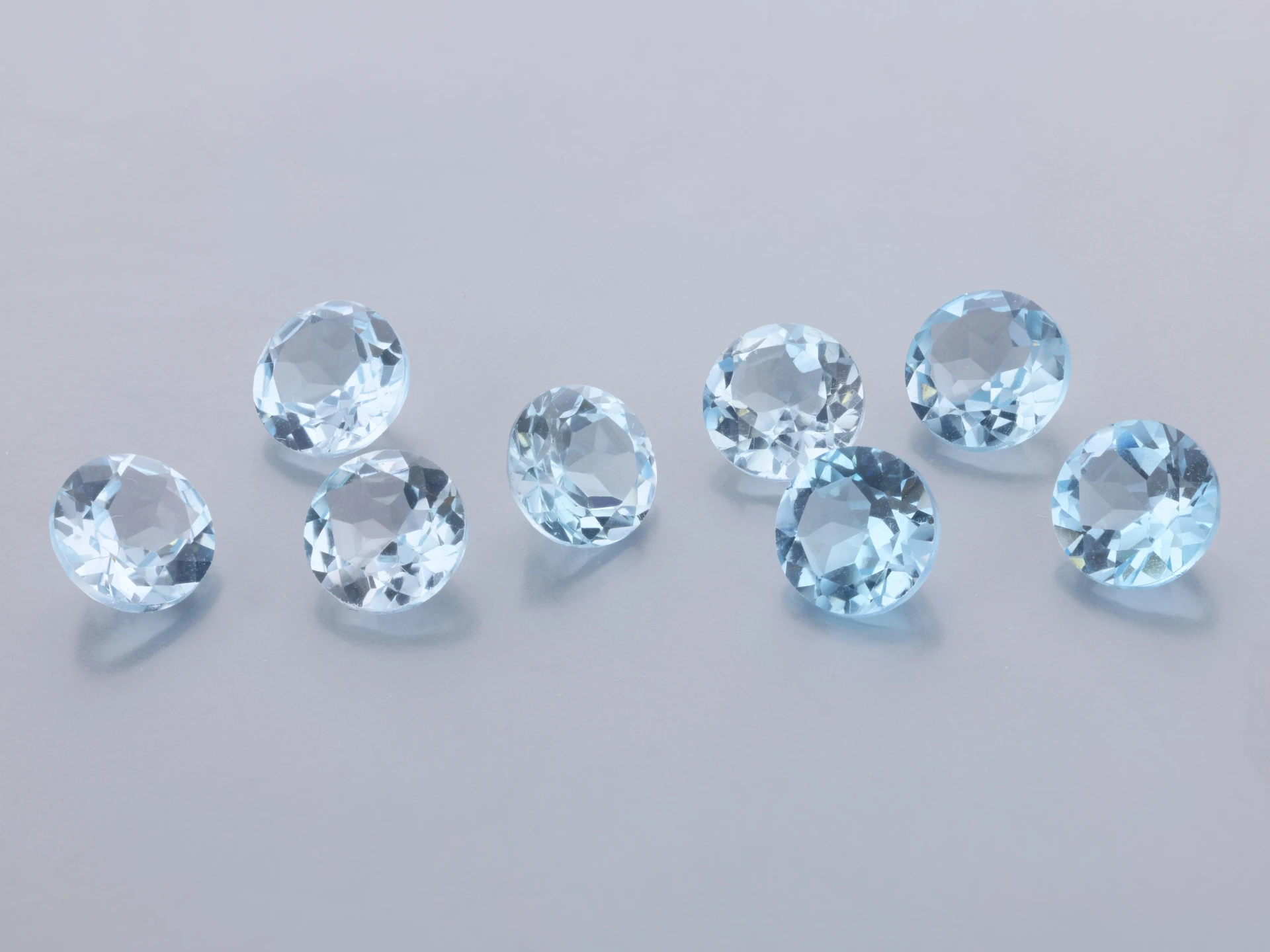 Topaz 6.00mm Round Light Blue