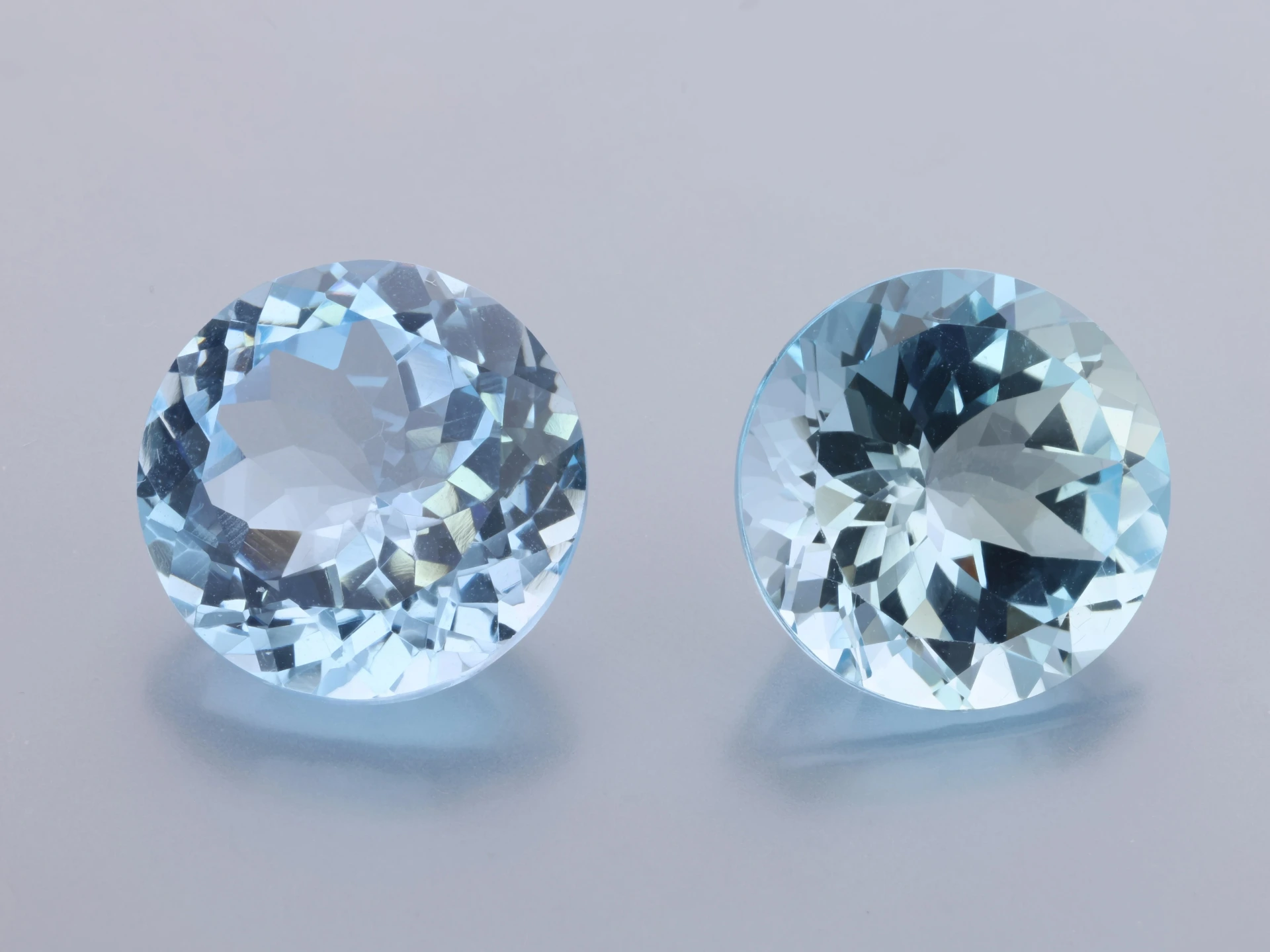 Topaz 13mm Round Light Blue 