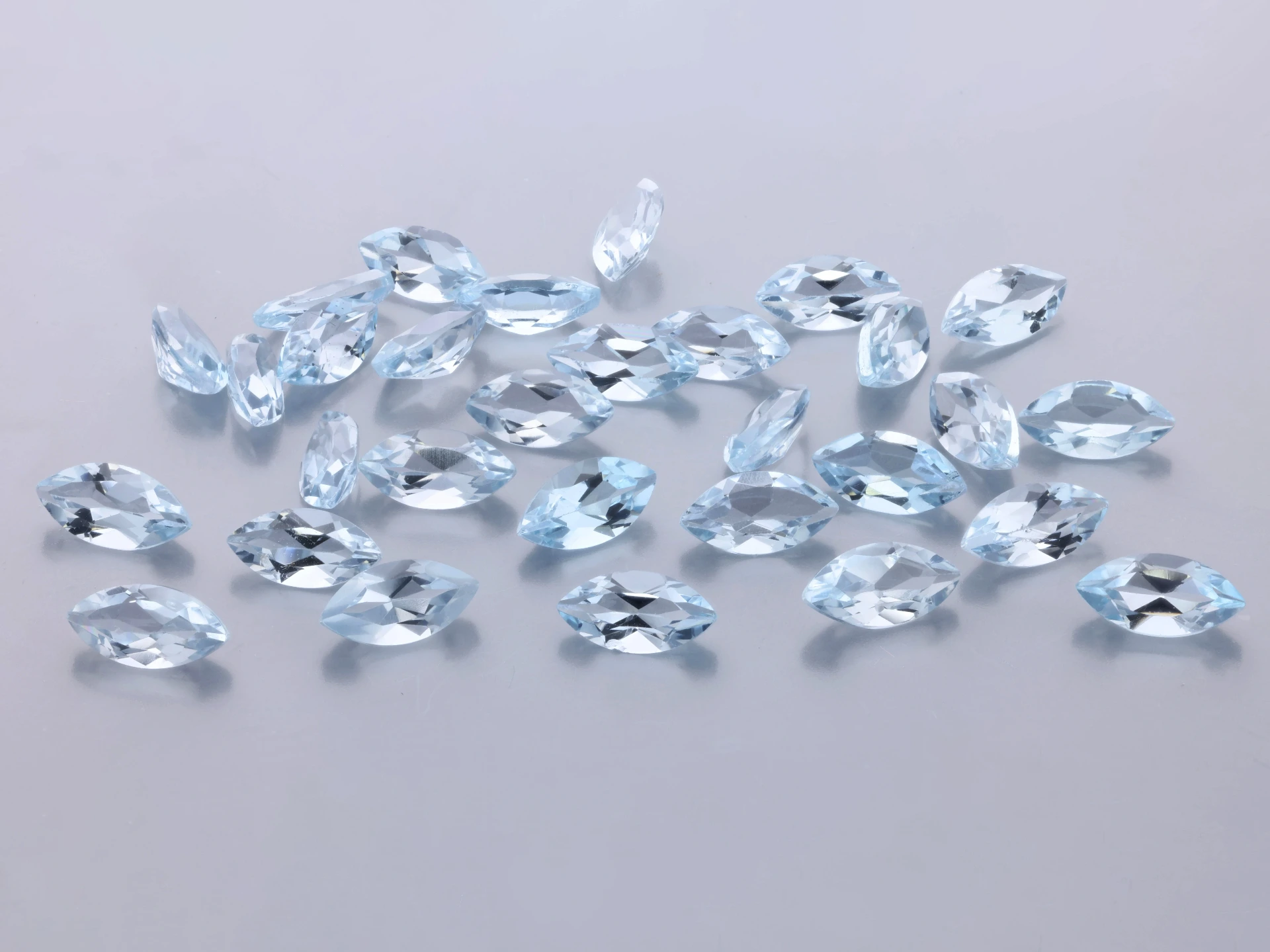 Topaz 6x3mm Marquise Light Blue  