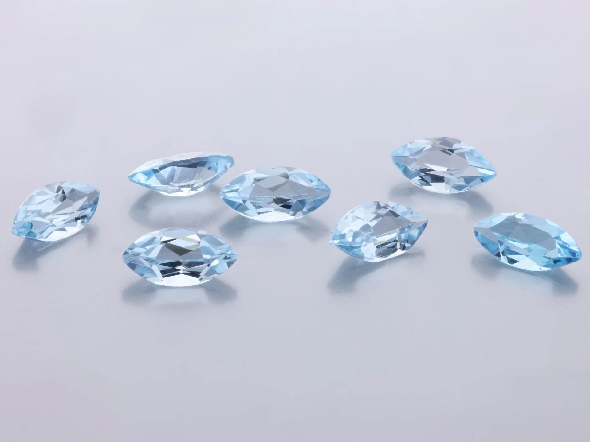 Topaz 7x3.5mm Marquise Light Blue  