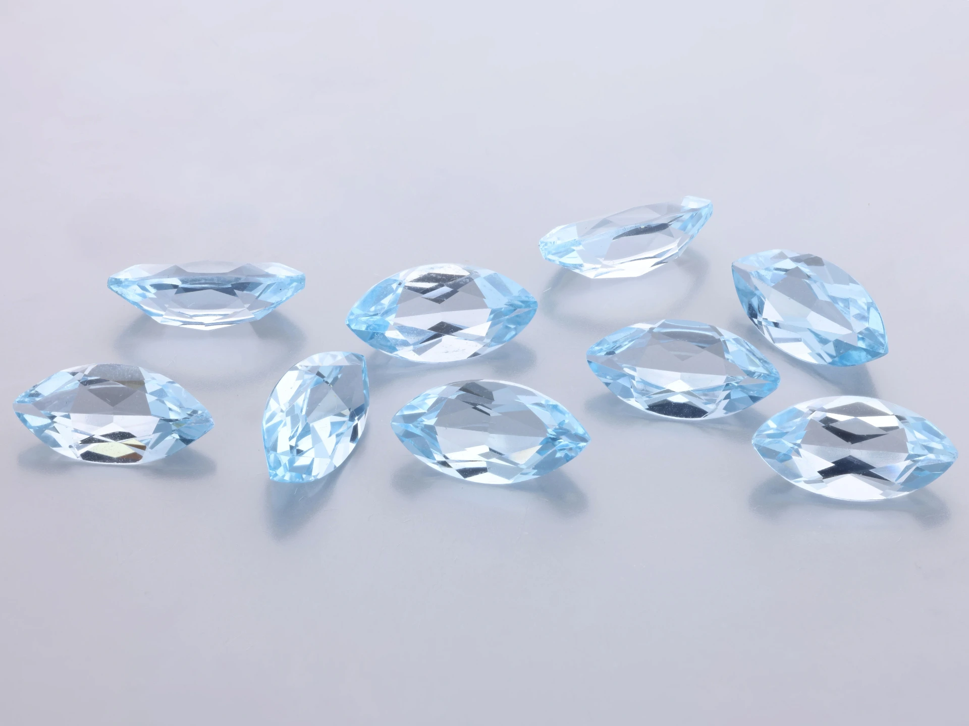 Topaz 11x5.5mm Marquise Light Blue  