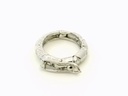 Shortener Sterling Silver 19x15mm Oval Polished with Texture
