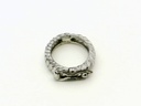 Shortener Sterling Silver 17x13mm Oval Polished with Twist Pattern