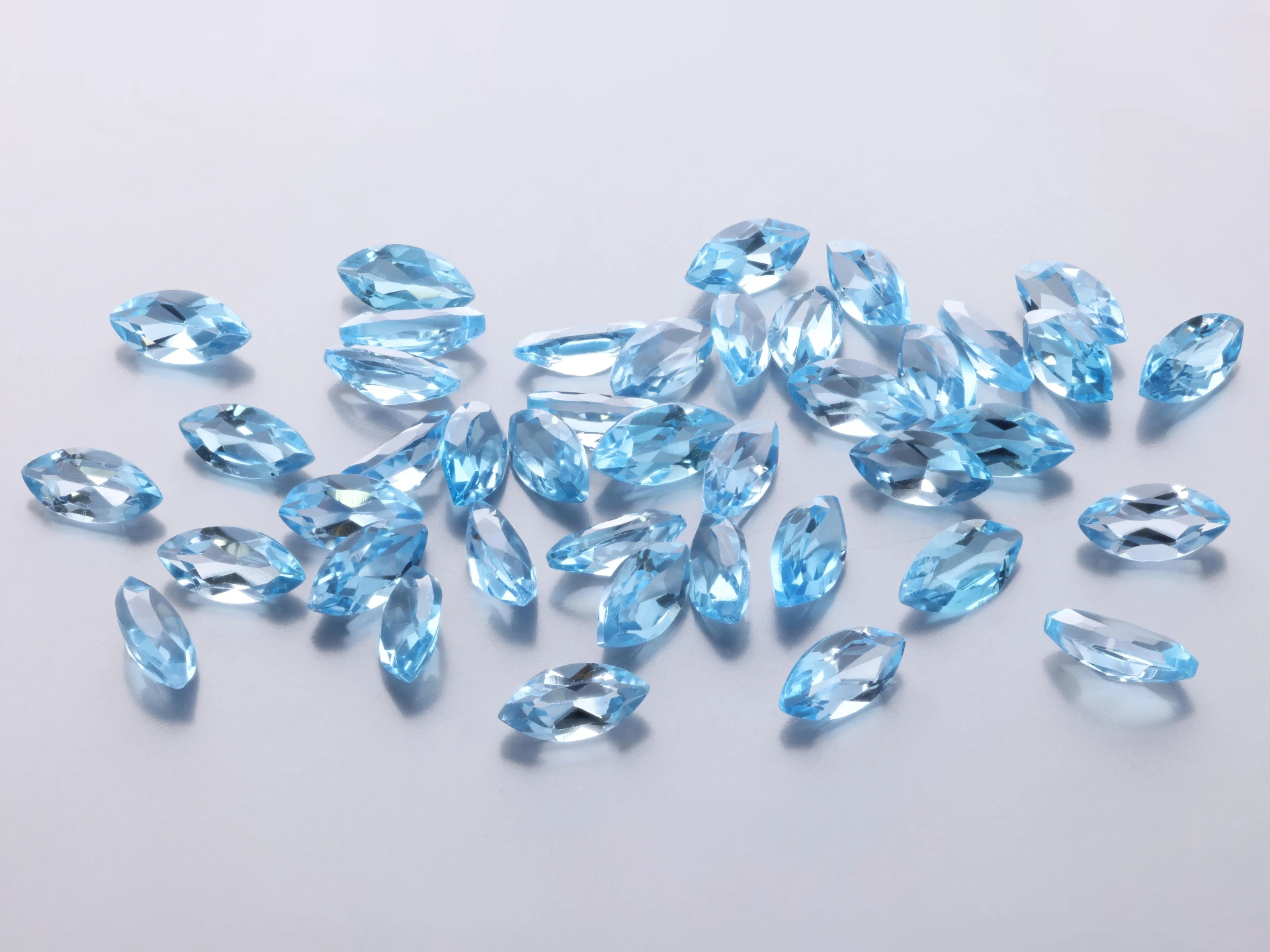 Topaz 6x3mm Marquise Medium Blue 