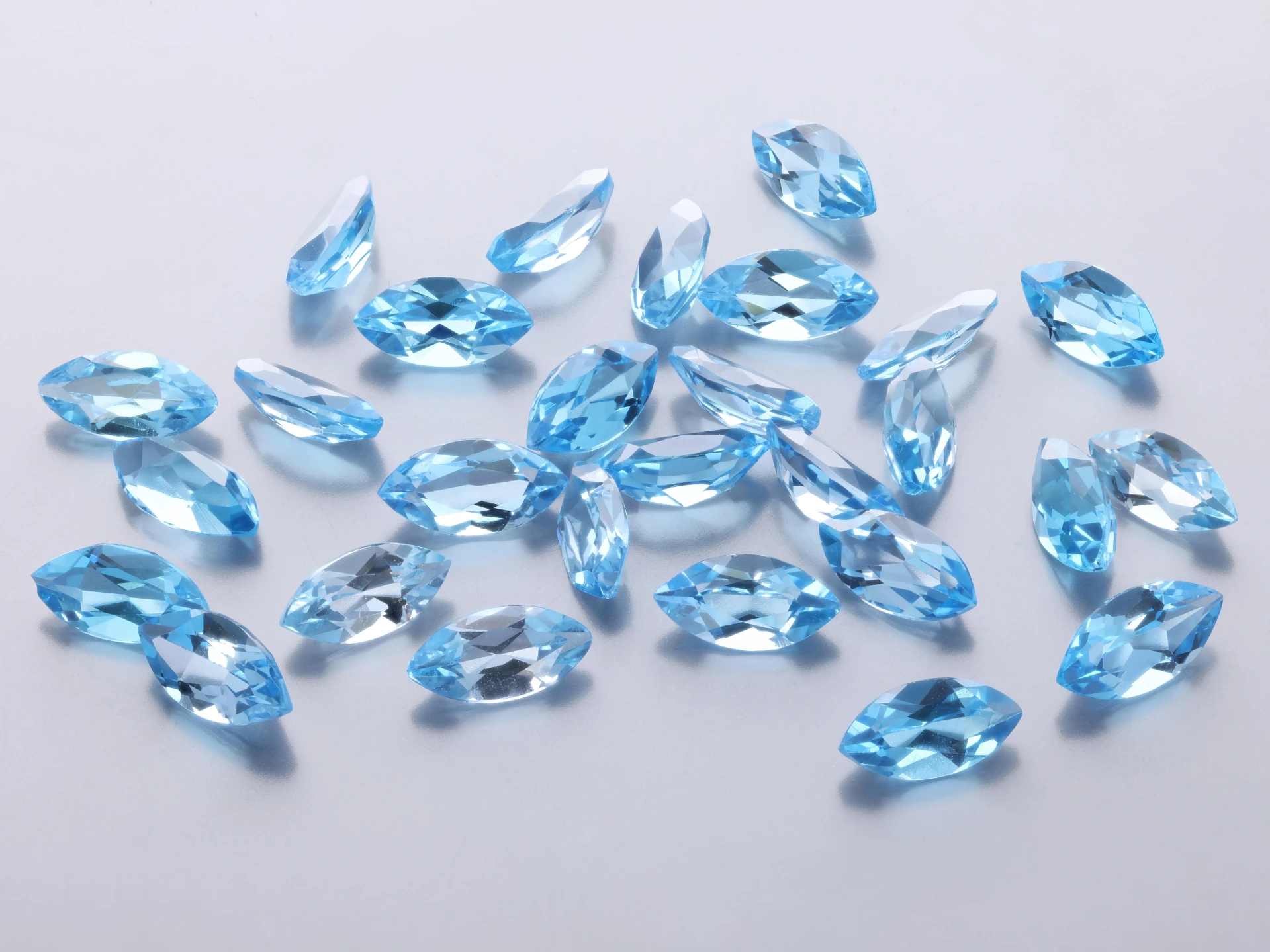Topaz 7x3.5mm Marquise Medium Blue 