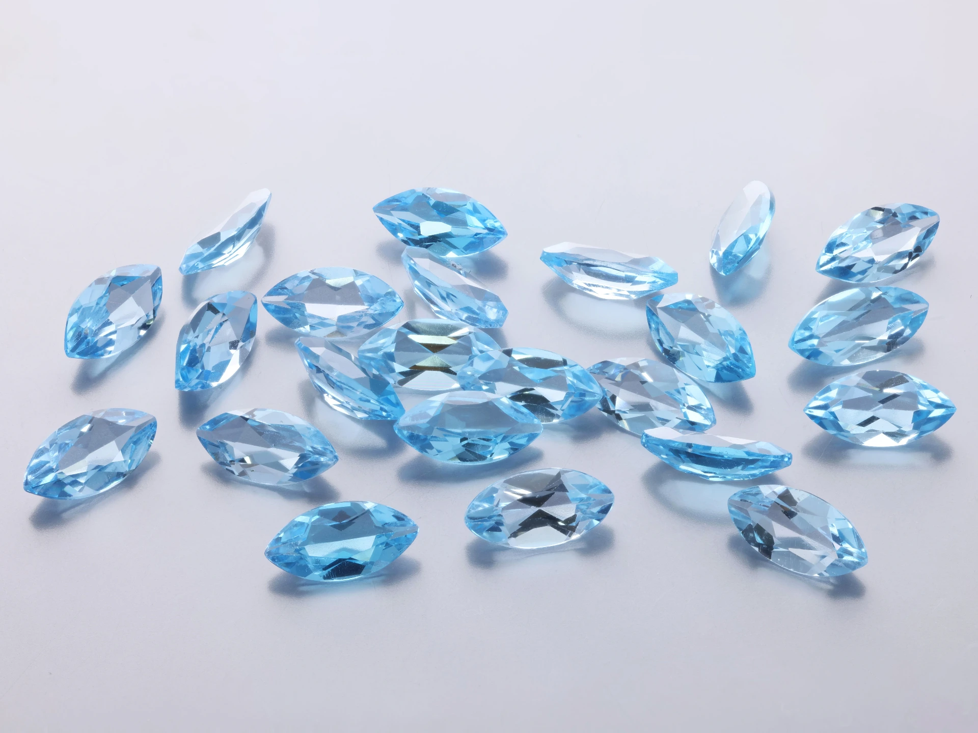 Topaz 8x4mm Marquise Medium Blue 