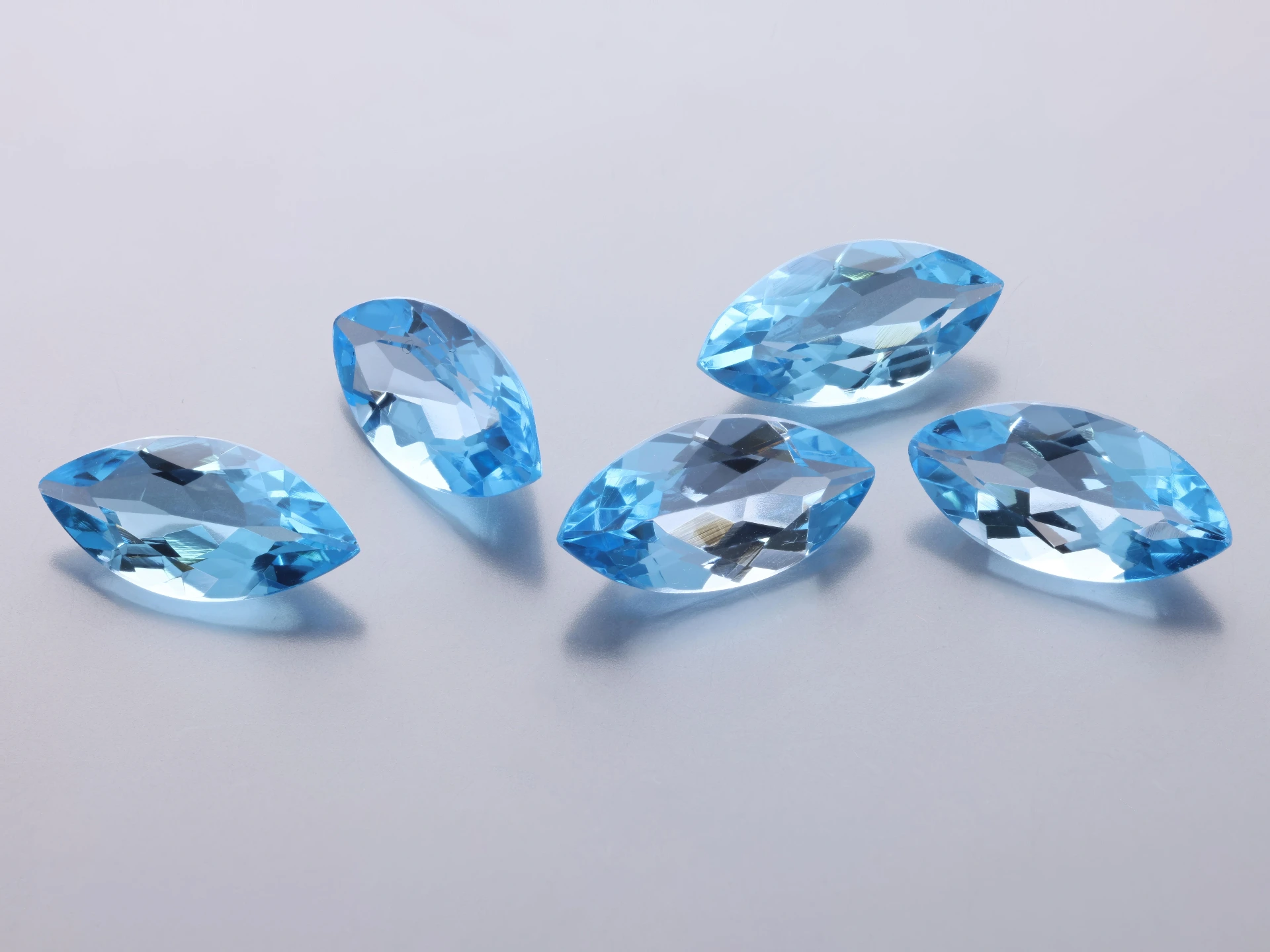 Topaz 12x6mm Marquise Medium Blue 