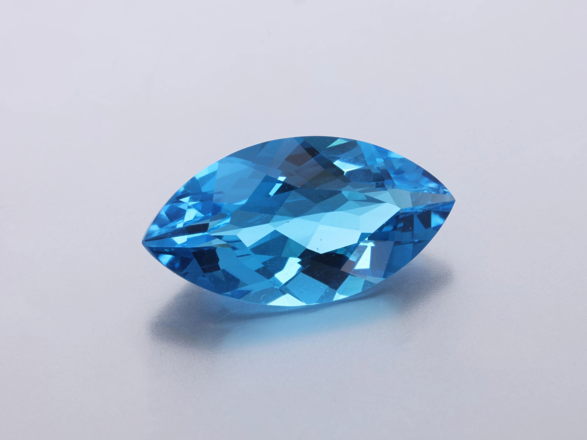 Topaz 15x8mm Marquise Medium Blue 
