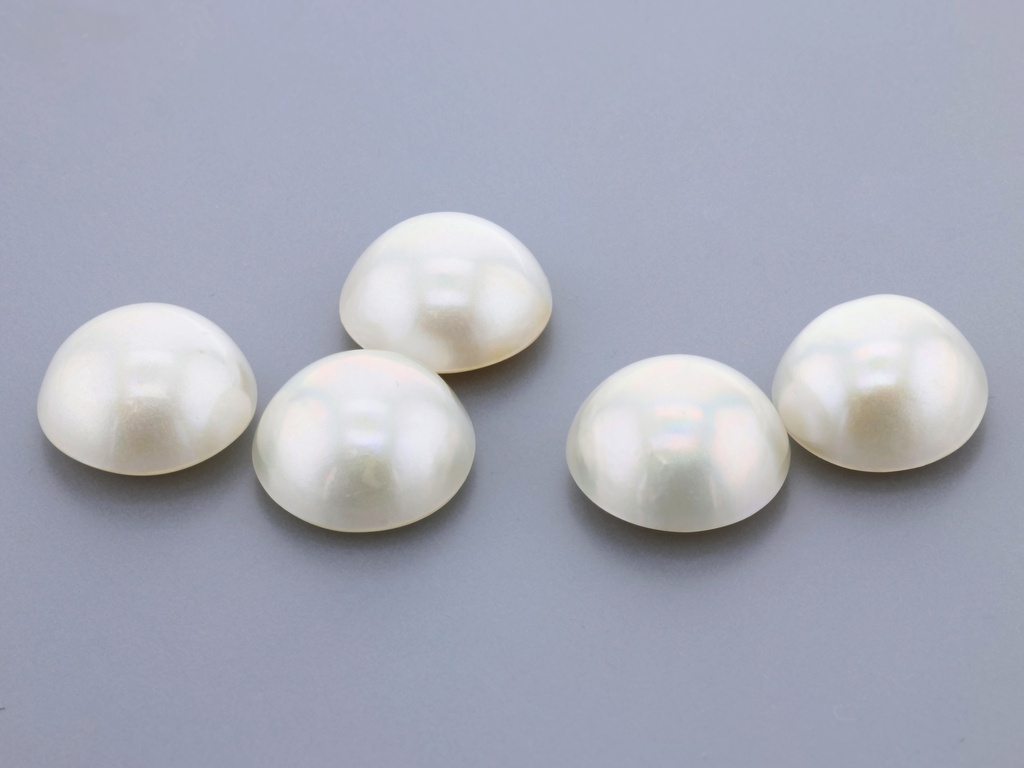 [JM12] Mabe Pearl 11.5-12mm Round White