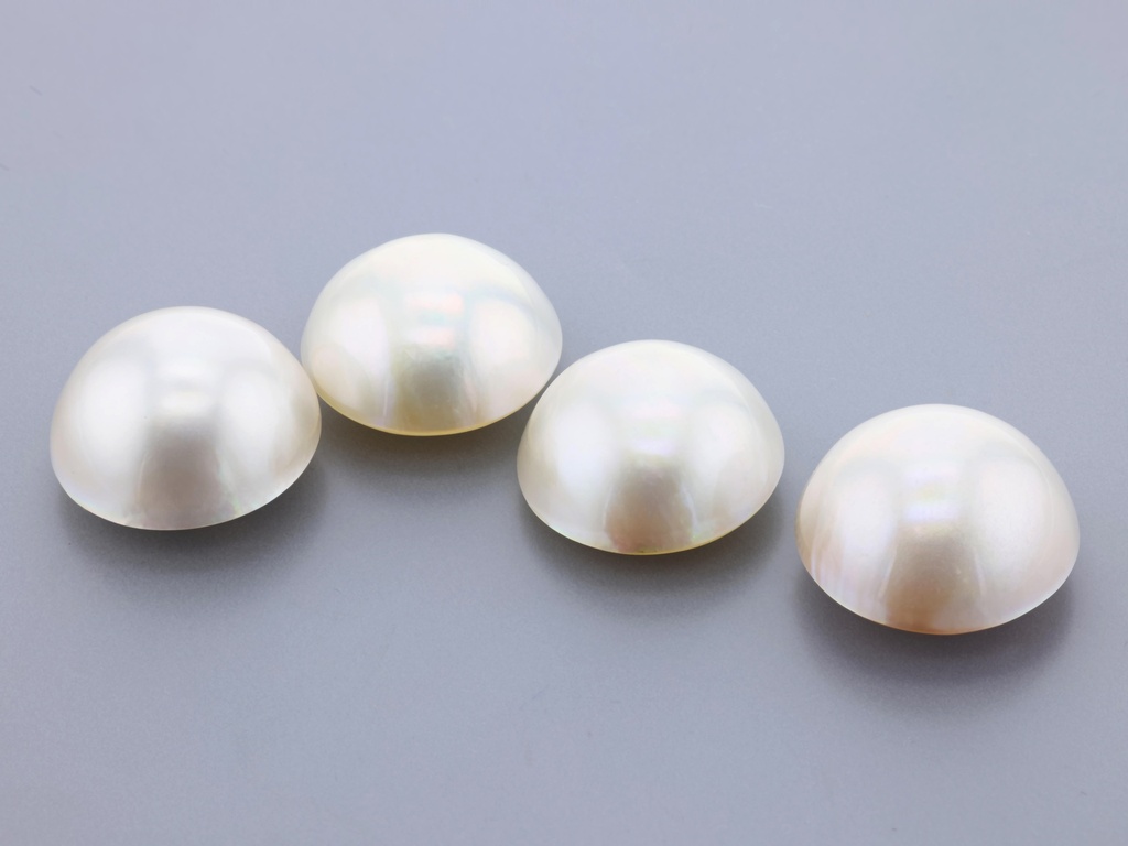 [JM145] Mabe Pearl 14-14.5mm Round White