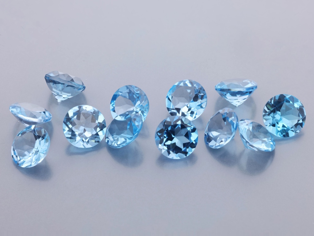 Topaz  5.50mm Round Medium Blue 