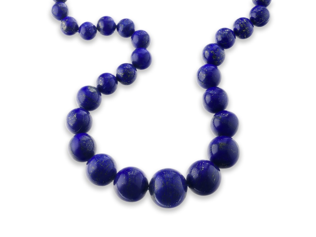 [BEADX3184] Lapis Lazuli 11-23mm Round Polished Strand