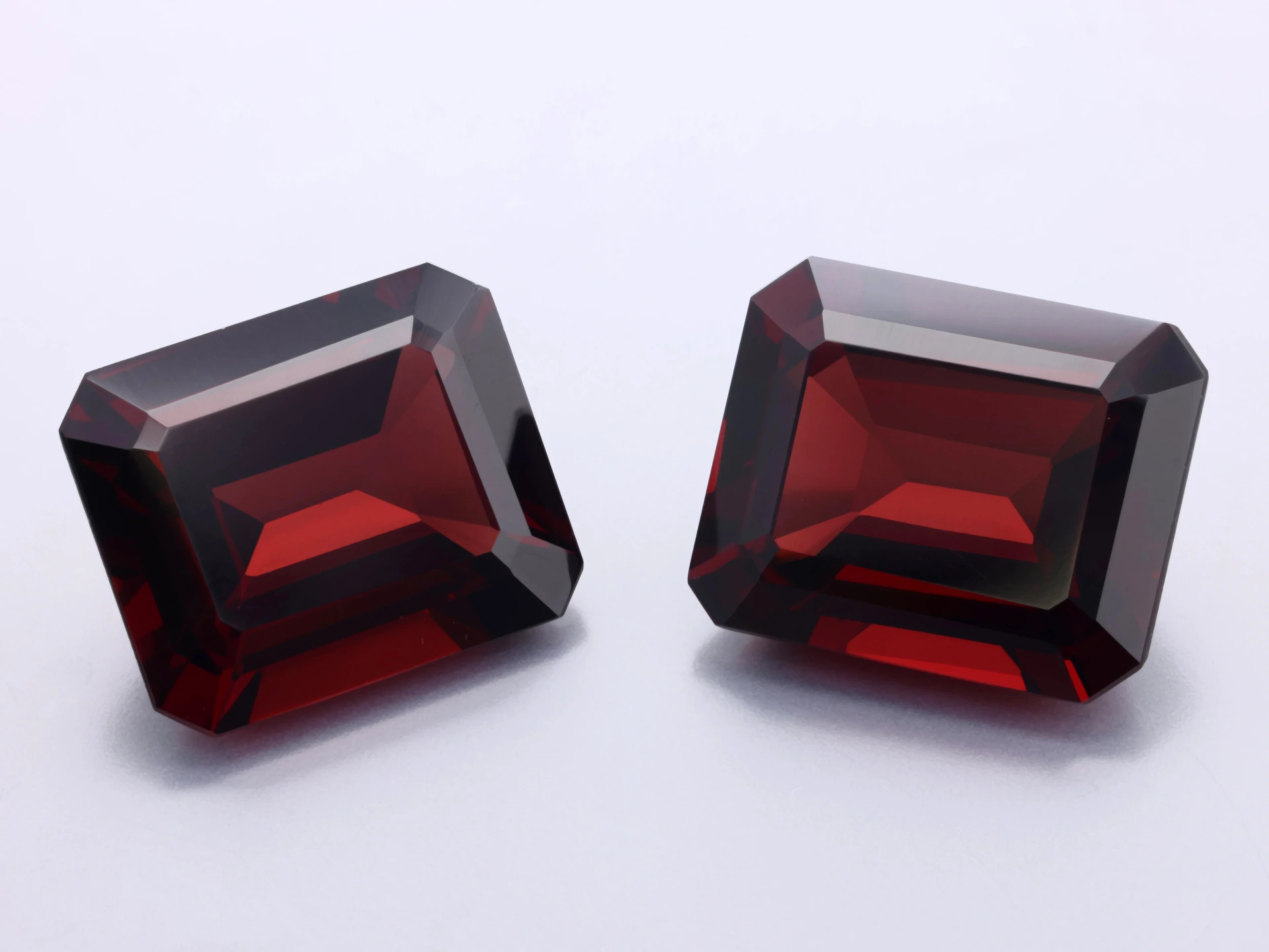 Almandine Garnet 12x10mm Emerald Cut
