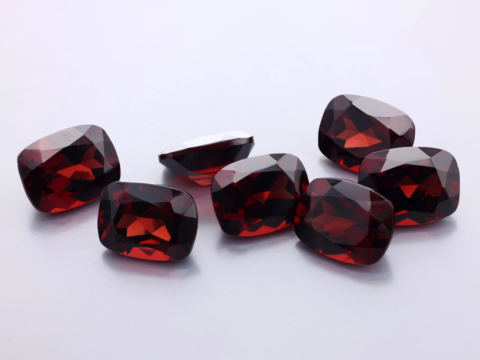 Almandine Garnet 9x7mm Cushion