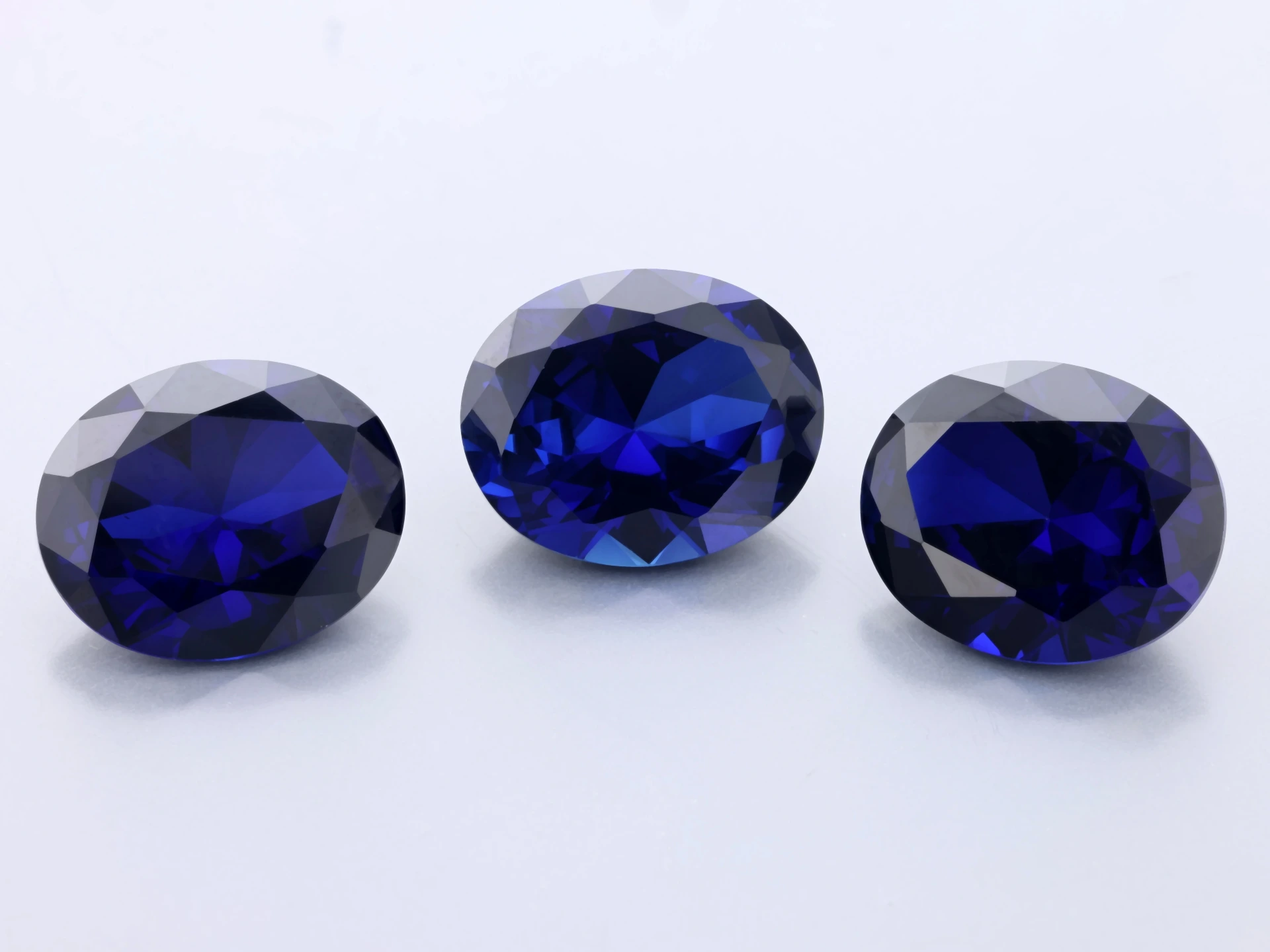 [YDVB1109] Synthetic/Lab Grown Sapphire 11x9mm Oval Blue