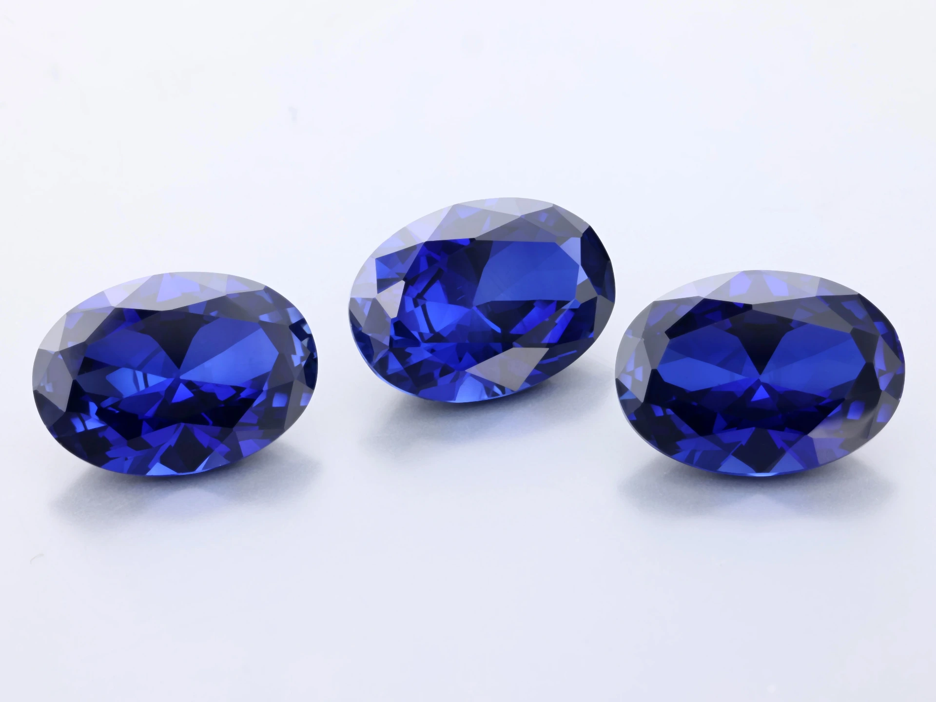 [YDVB1410] Synthetic/Lab Grown Sapphire 14x10mm Oval Blue