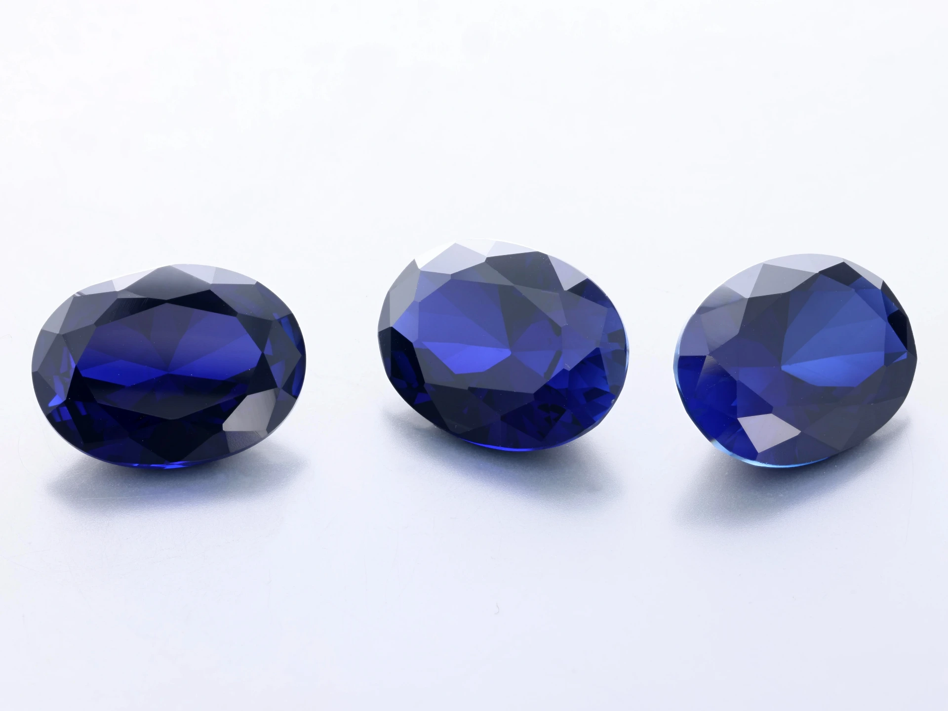 [YDVB1612] Synthetic/Lab Grown Sapphire 16x12mm Oval Blue