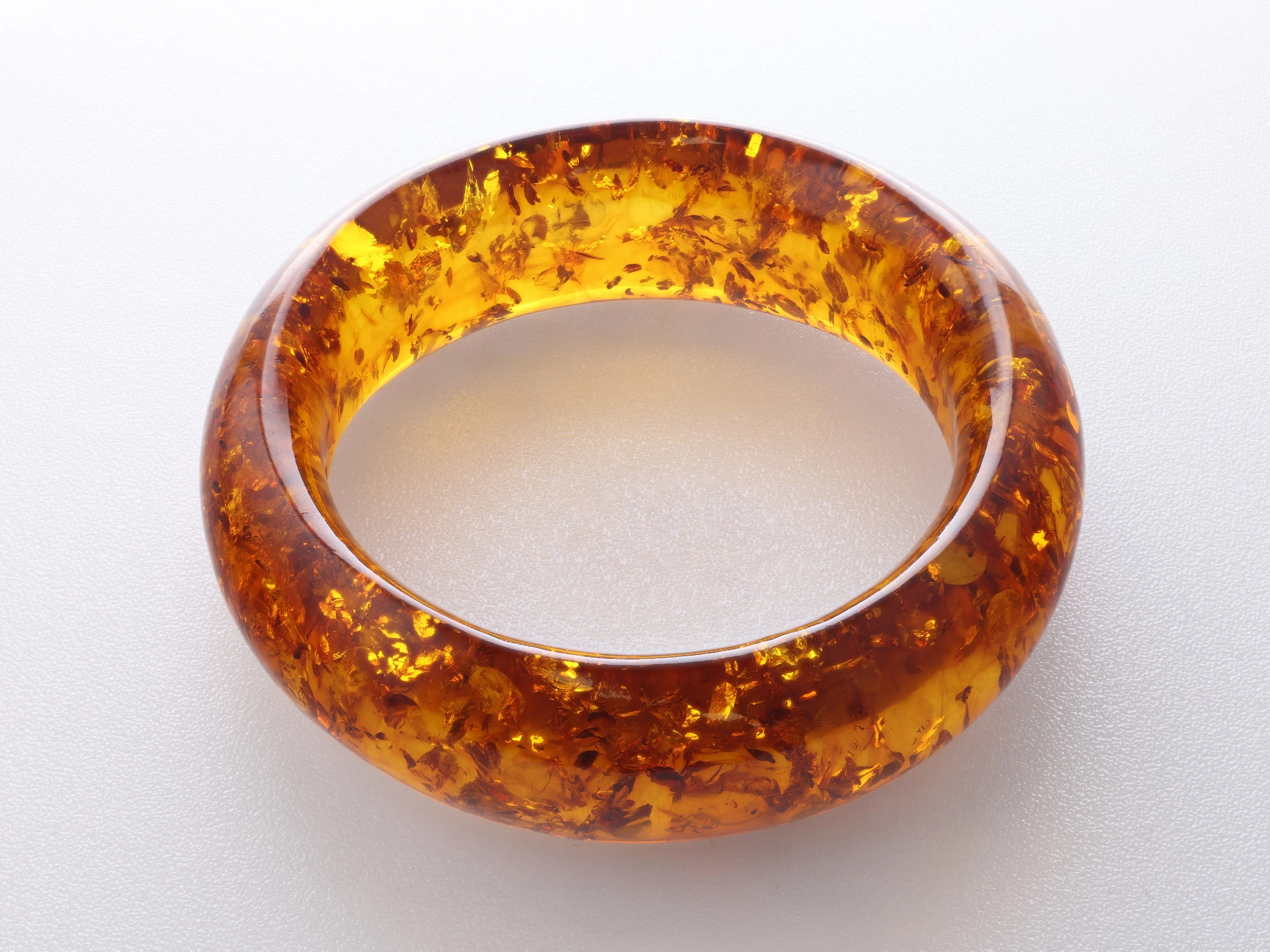Baltic Amber Bangle 54mm