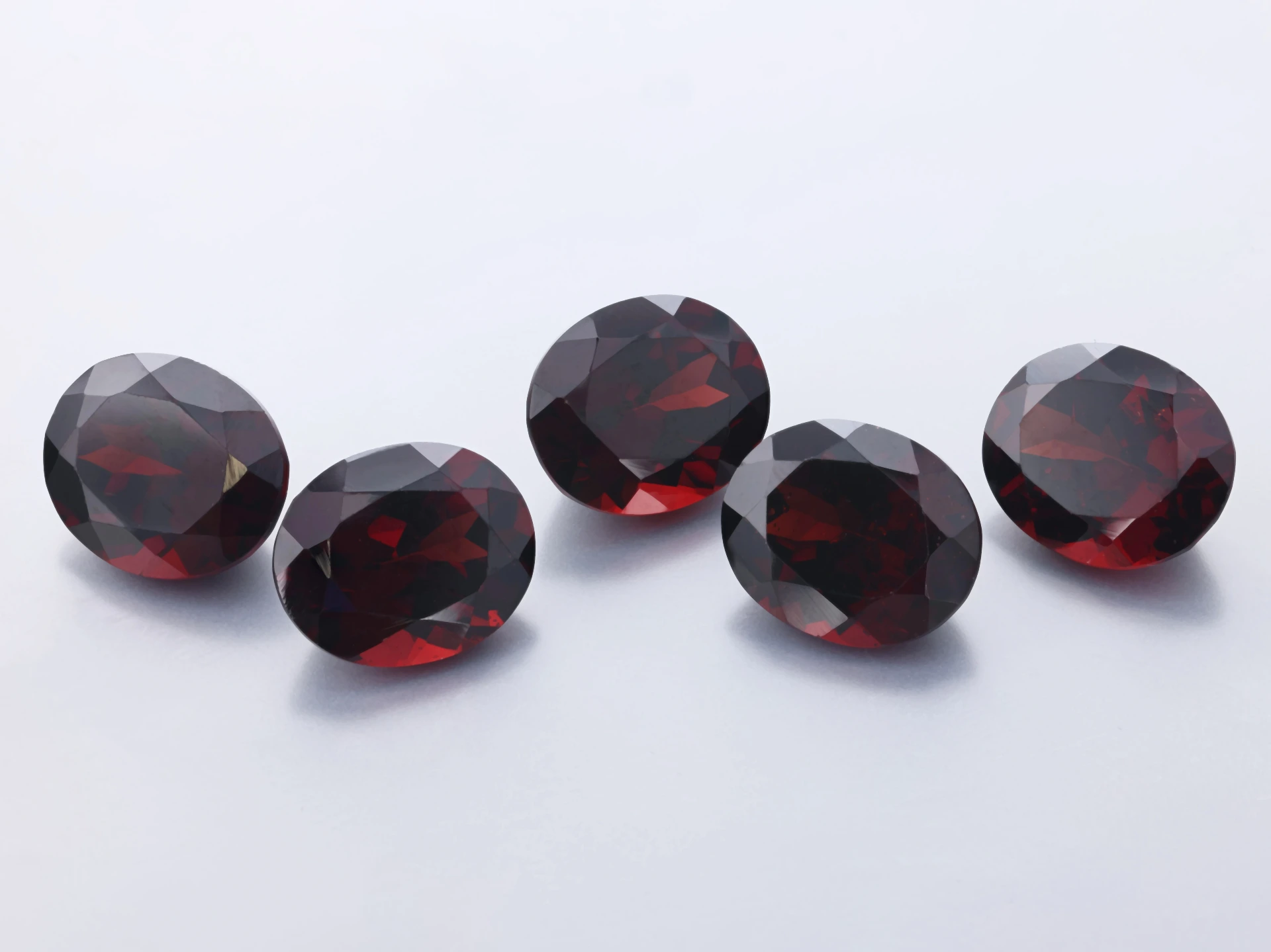 Almandine Garnet 12x10mm Oval