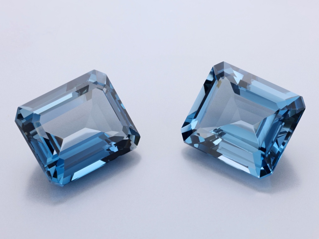London Blue Topaz 14x12mm Emerald Cut