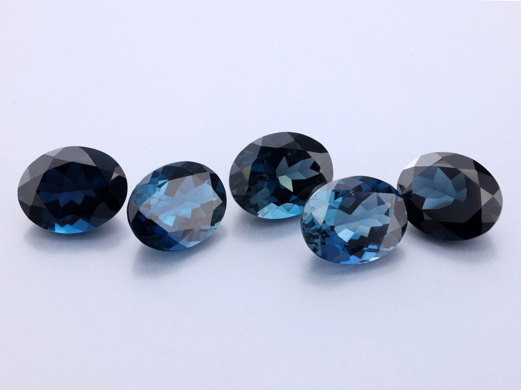 London Blue Topaz 10x8mm Oval 