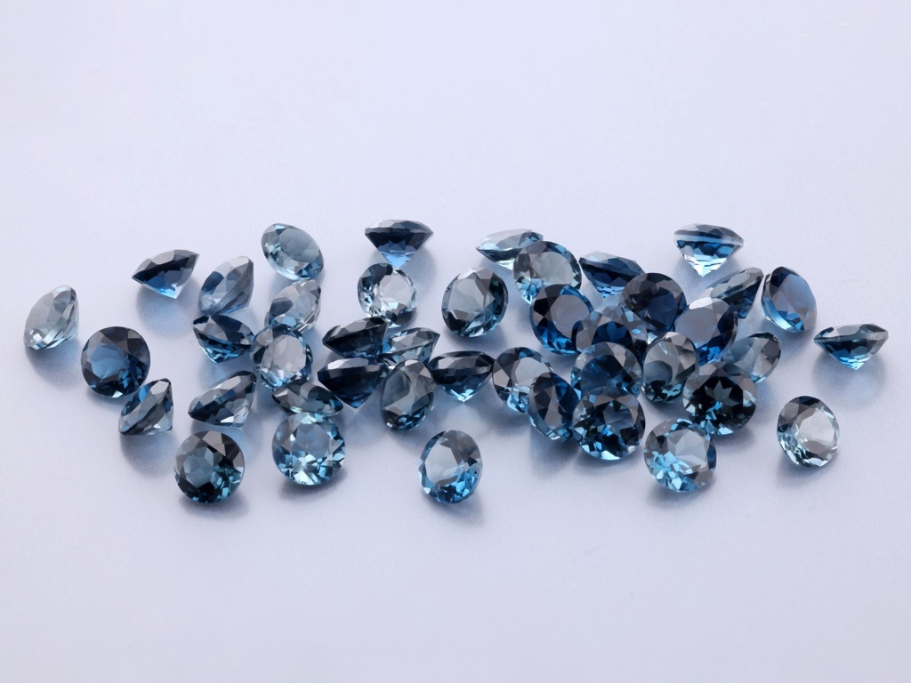 London Blue Topaz 4.00mm Round