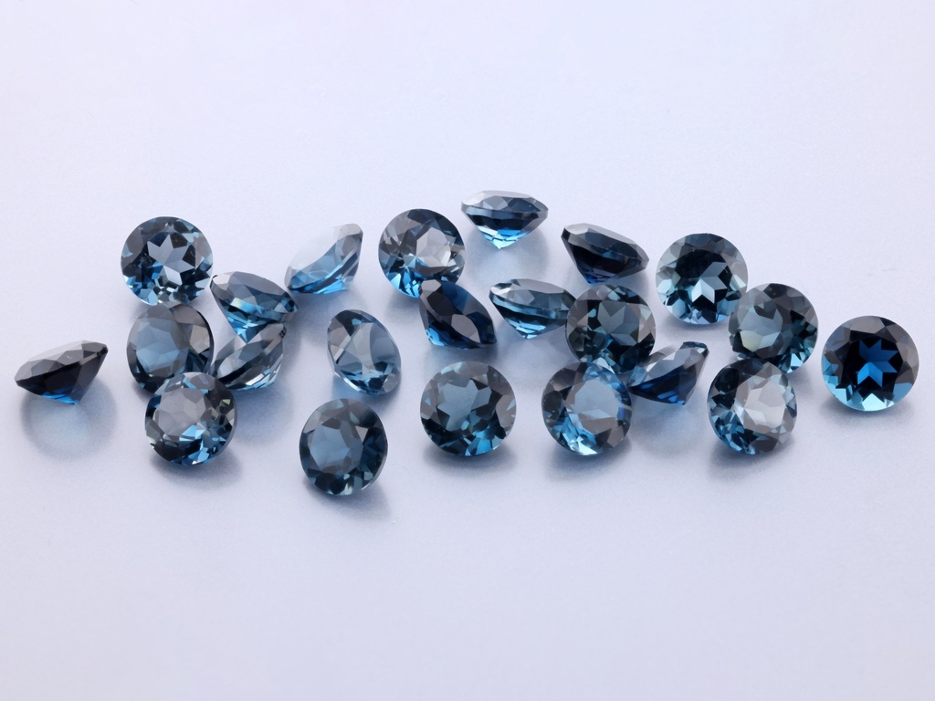 London Blue Topaz 5.00mm Round