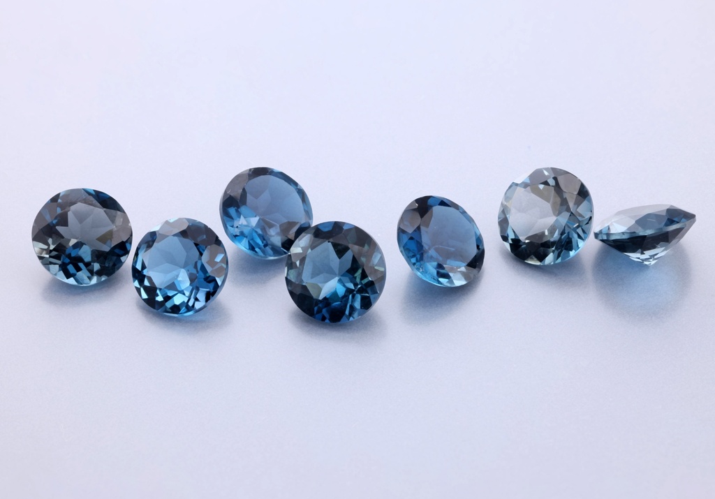 London Blue Topaz 6.50mm Round