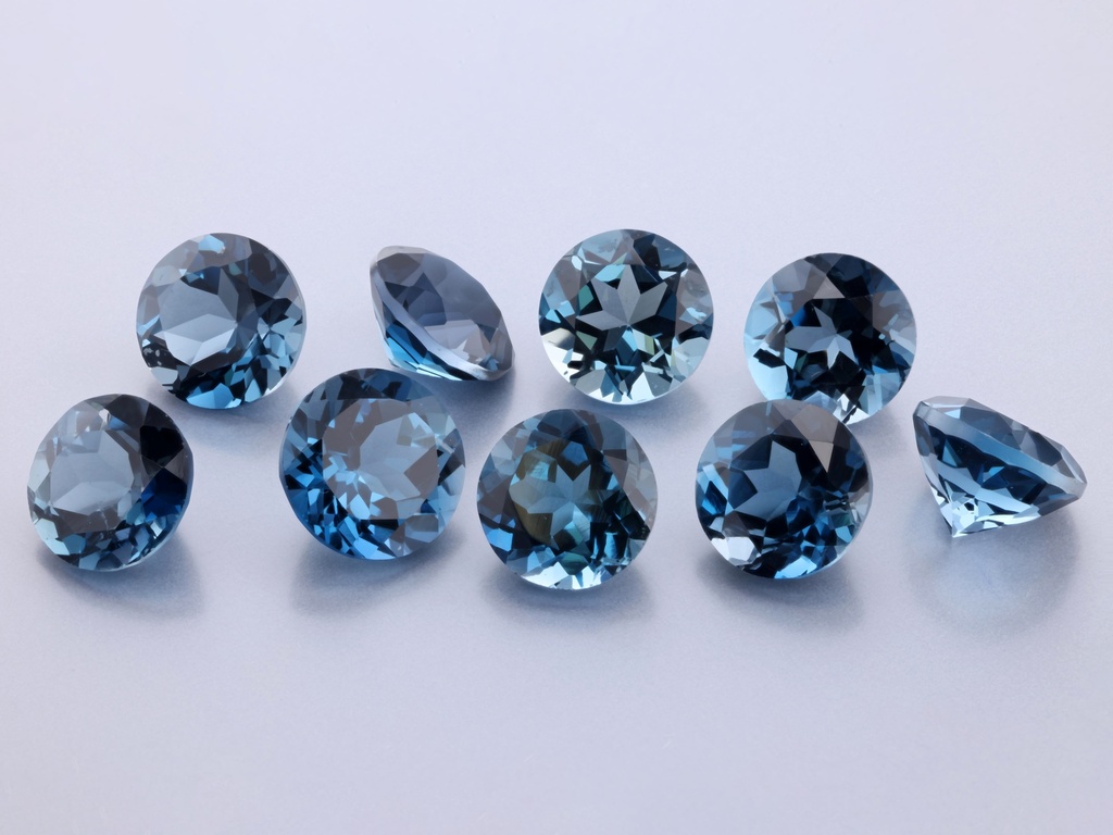 London Blue Topaz 7.00mm Round